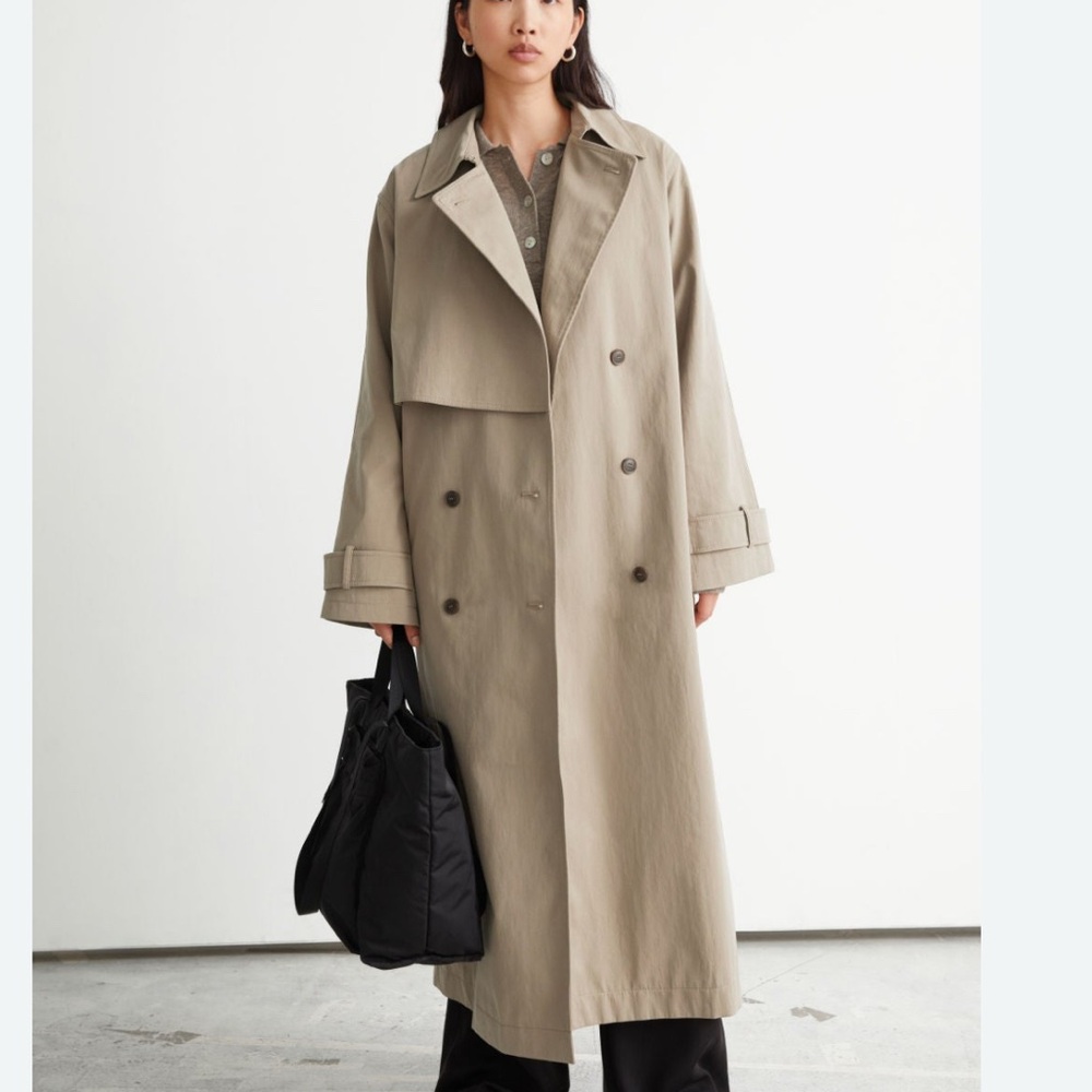 & Other Stories Trench Coat with Belt
